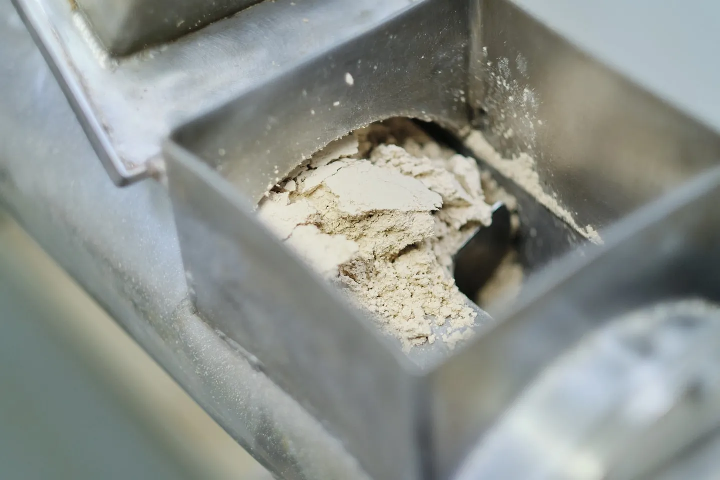 Close-up of the MicroTech milling equipment